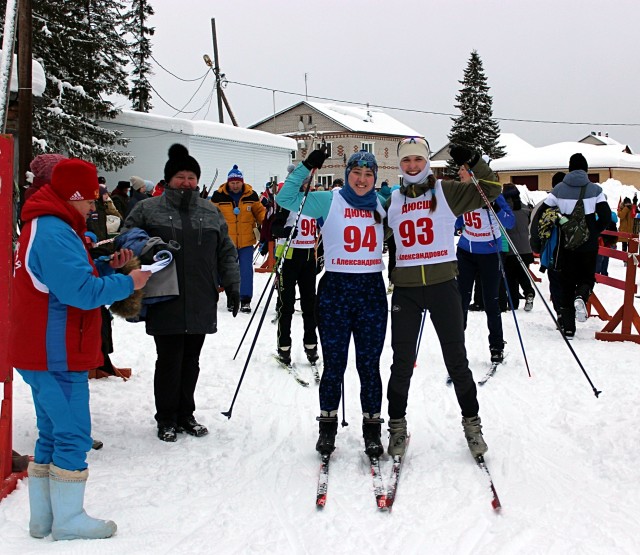 В Александровске состоялось Открытое Первенство района по лыжным гонкам