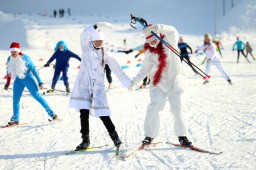 Первенство АМО по лыжным гонкам "Рождественская костюмированная гонка"