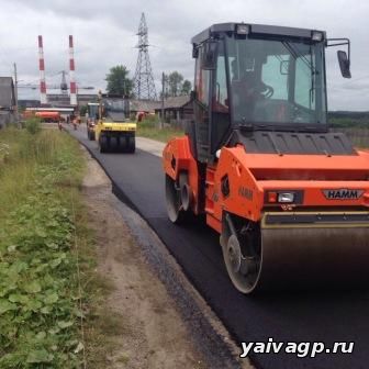 В Яйве отремонтирован участок автомобильной дороги по улице Максима Горького