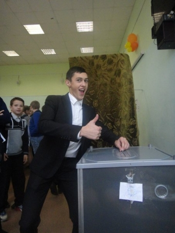 В школе №1 прошли выборы Президента