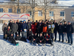 Традиционный турнир по мини-футболу на снегу прошёл в Александровске