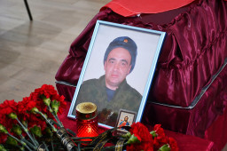Александровский округ простился с погибшим земляком