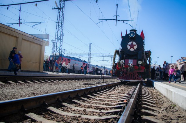 Праздничный «Поезд Победы» сделает девять остановок в городах Пермского края