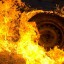 В Александровске ночью в гараже сгорел автомобиль