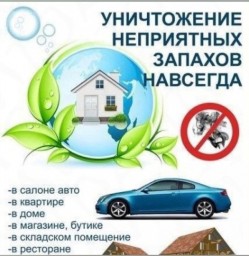 Химчистка и уничтожение запахов