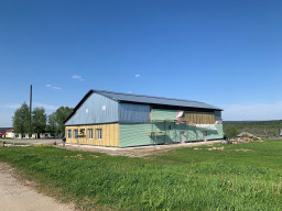 В поселке Лытвенский полным ходом идёт ремонт здания клуба