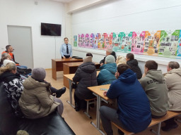 ​Сотрудники полиции провели мероприятие в спортивной школе