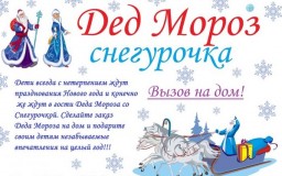 Поздравление от Деда Мороза и Снегурочки Поздравление от Деда Мороза и Снегурочки
